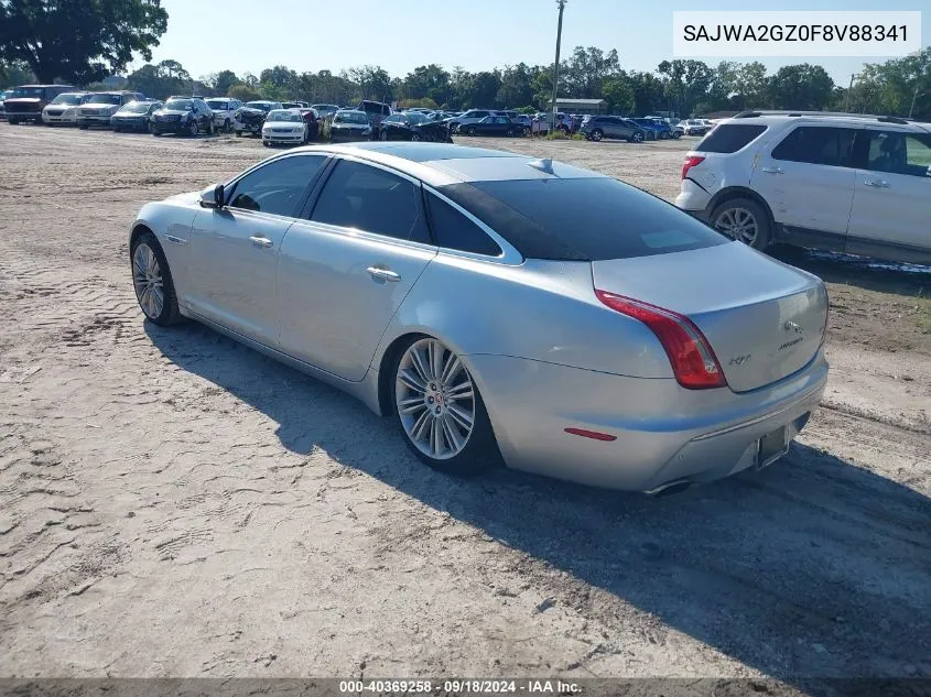 2015 Jaguar Xjl Portfolio VIN: SAJWA2GZ0F8V88341 Lot: 40369258