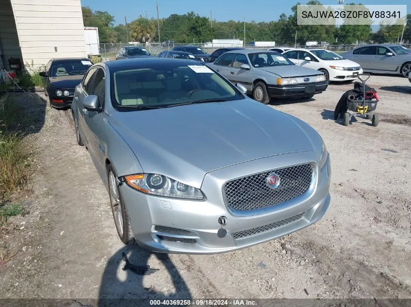 2015 Jaguar Xjl Portfolio VIN: SAJWA2GZ0F8V88341 Lot: 40369258