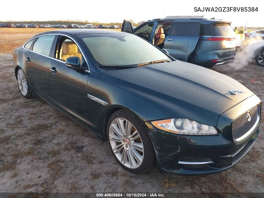 2015 Jaguar Xj Xjl Portfolio VIN: SAJWA2GZ3F8V85384 Lot: 40605684