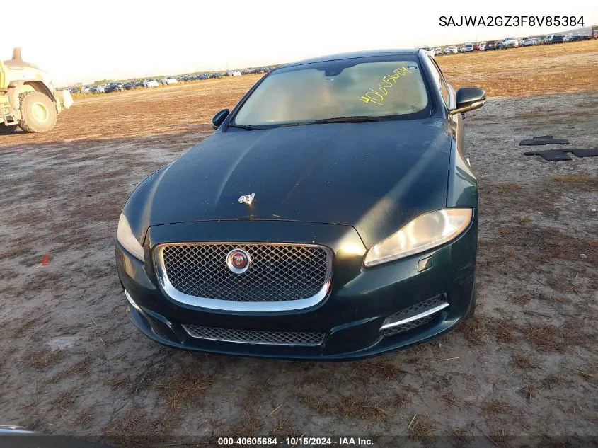 2015 Jaguar Xj Xjl Portfolio VIN: SAJWA2GZ3F8V85384 Lot: 40605684