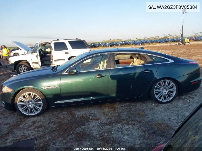 2015 Jaguar Xj Xjl Portfolio VIN: SAJWA2GZ3F8V85384 Lot: 40605684