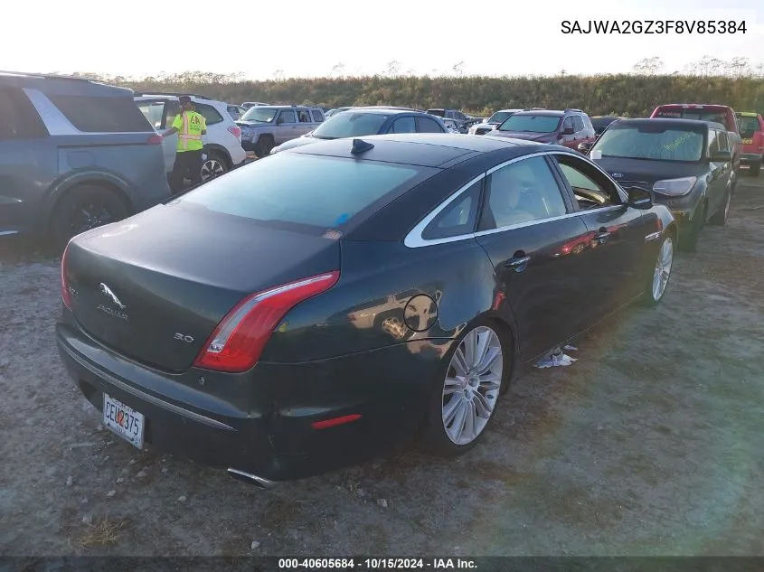 2015 Jaguar Xj Xjl Portfolio VIN: SAJWA2GZ3F8V85384 Lot: 40605684