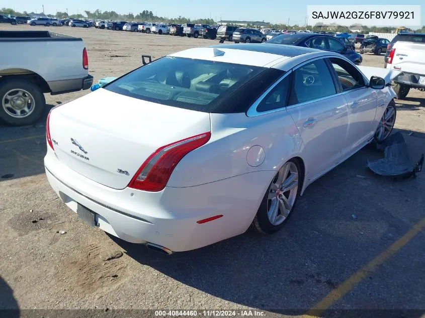 2015 Jaguar Xj Xjl Portfolio VIN: SAJWA2GZ6F8V79921 Lot: 40844460