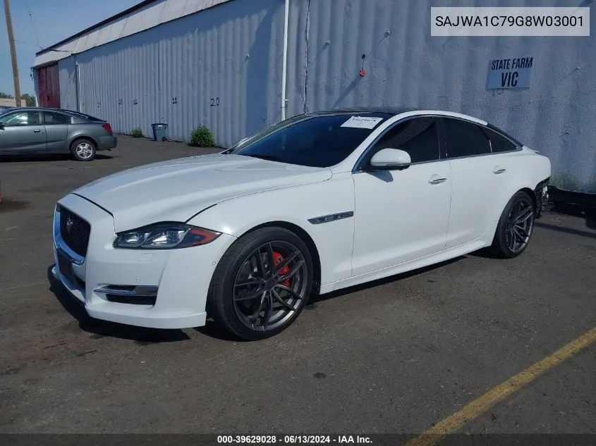 2016 Jaguar Xj R-Sport VIN: SAJWA1C79G8W03001 Lot: 39629028