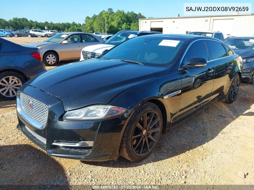 2016 Jaguar Xj Xjl Portfolio VIN: SAJWJ2GDXG8V92659 Lot: 39870752