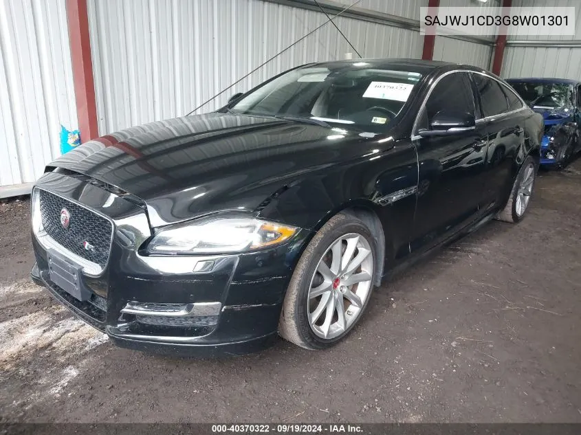 2016 Jaguar Xj R-Sport VIN: SAJWJ1CD3G8W01301 Lot: 40370322