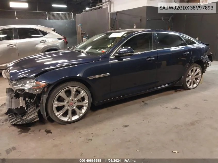 SAJWJ2GDXG8V97893 2016 Jaguar Xj Xjl Portfolio