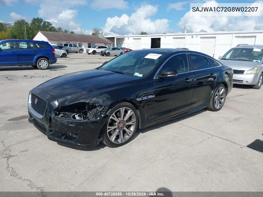 2016 Jaguar Xj R-Sport VIN: SAJWA1C72G8W02207 Lot: 40725055