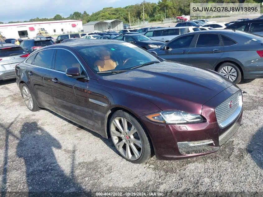 2018 Jaguar Xjl Portfolio VIN: SAJWA2G78J8W13896 Lot: 40472032