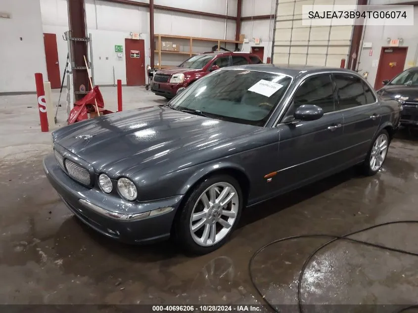 2004 Jaguar Xjr S VIN: SAJEA73B94TG06074 Lot: 40696206