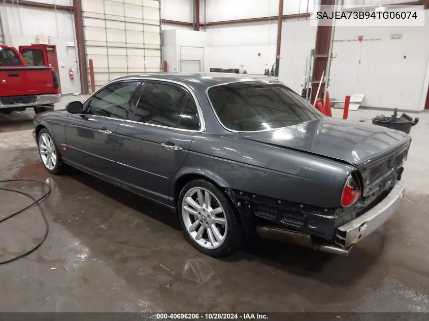 2004 Jaguar Xjr S VIN: SAJEA73B94TG06074 Lot: 40696206