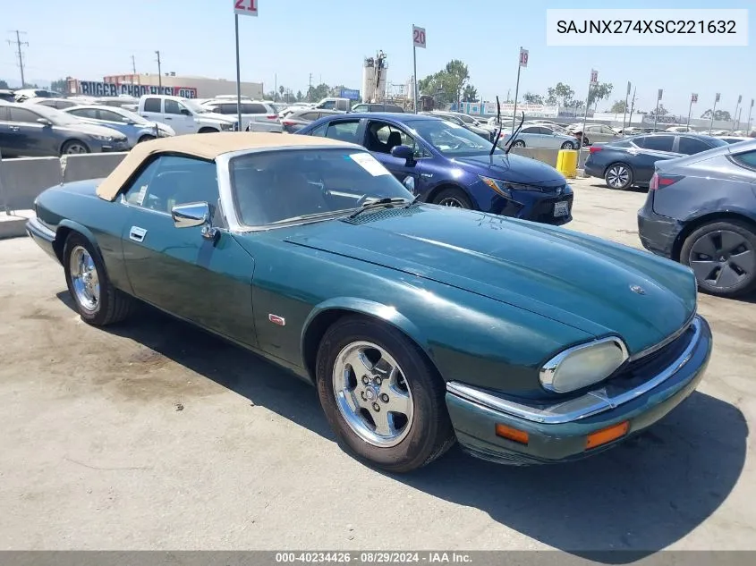 1995 Jaguar Xjs 2+2 VIN: SAJNX274XSC221632 Lot: 40234426