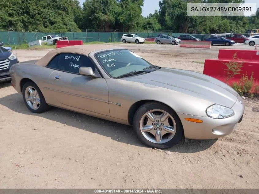 1997 Jaguar Xk8 VIN: SAJGX2748VC009891 Lot: 40109148