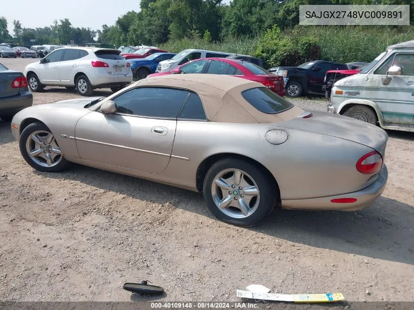 1997 Jaguar Xk8 VIN: SAJGX2748VC009891 Lot: 40109148