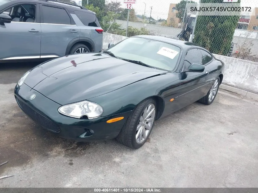 1997 Jaguar Xk8 VIN: SAJGX5745VC002172 Lot: 40611401