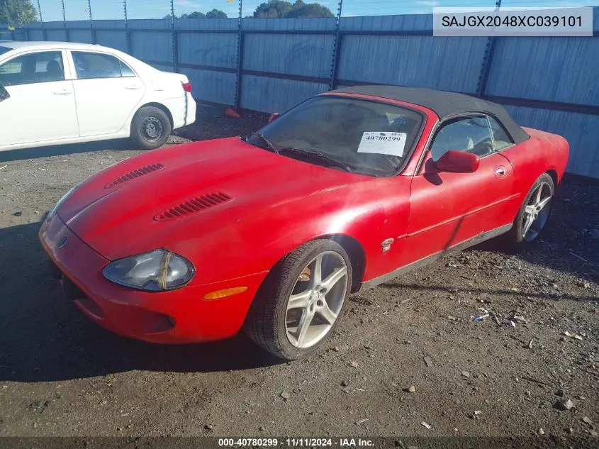 1999 Jaguar Xk8 VIN: SAJGX2048XC039101 Lot: 40780299