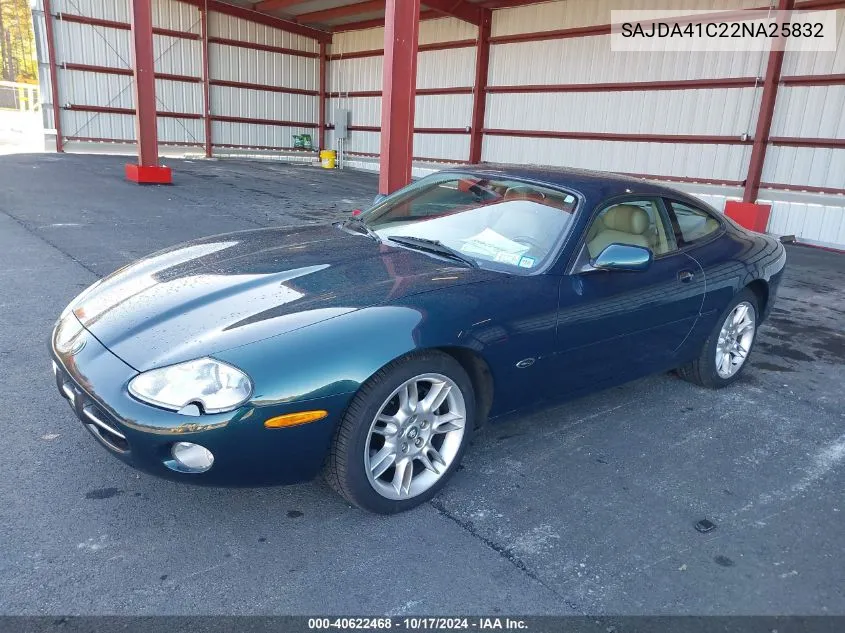 2002 Jaguar Xk8 VIN: SAJDA41C22NA25832 Lot: 40622468