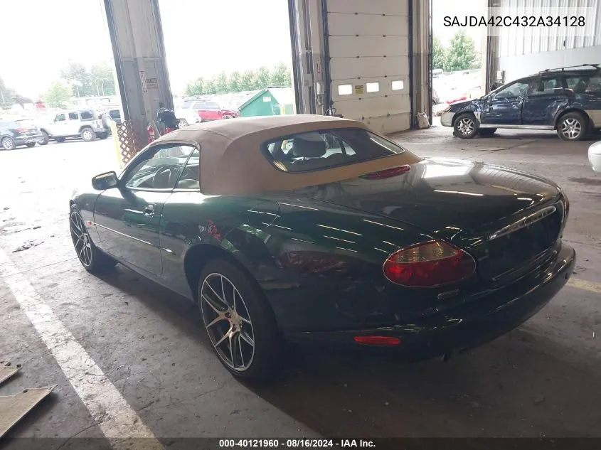 SAJDA42C432A34128 2003 Jaguar Xk8