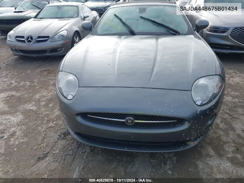 2007 Jaguar Xk VIN: SAJDA44B675B01434 Lot: 40529578