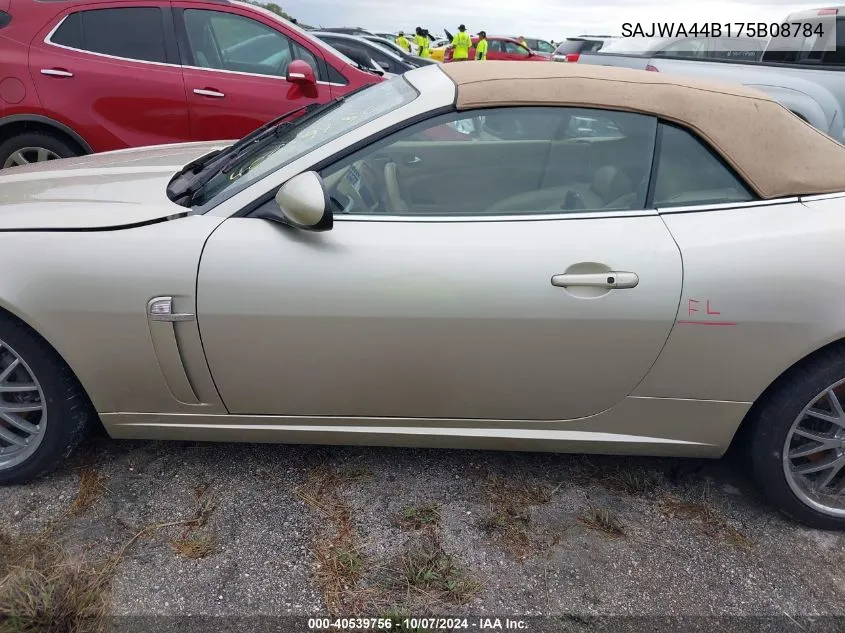 2007 Jaguar Xk VIN: SAJWA44B175B08784 Lot: 40539756