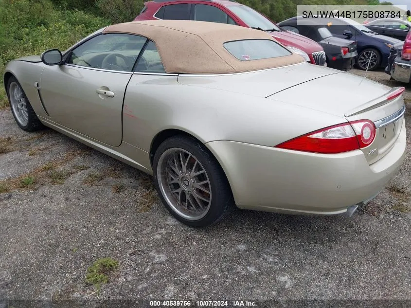 2007 Jaguar Xk VIN: SAJWA44B175B08784 Lot: 40539756