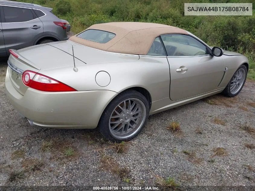 2007 Jaguar Xk VIN: SAJWA44B175B08784 Lot: 40539756