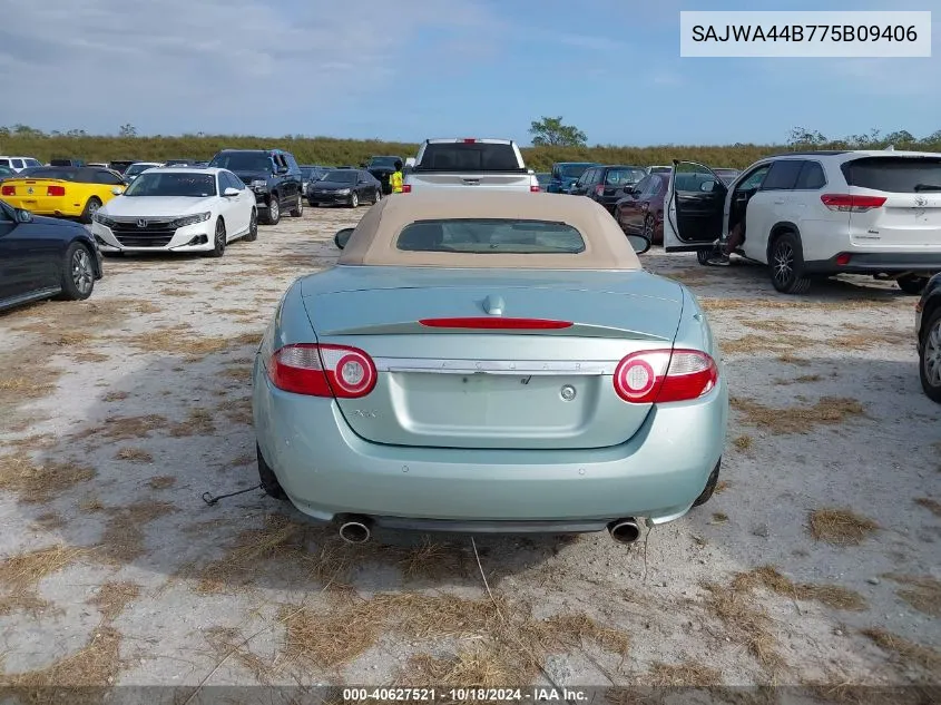 2007 Jaguar Xk VIN: SAJWA44B775B09406 Lot: 40627521