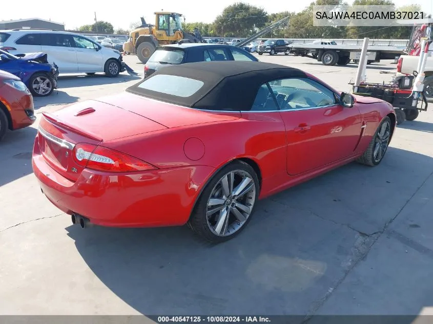 SAJWA4EC0AMB37021 2010 Jaguar Xk Xkr