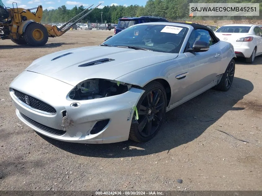 SAJWA4EC9CMB45251 2012 Jaguar Xk Xkr