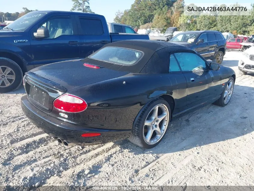 2006 Jaguar Xkr VIN: SAJDA42B463A44776 Lot: 40616226