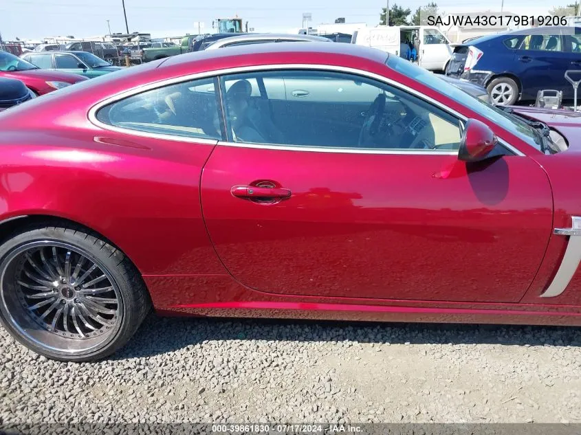 2007 Jaguar Xkr VIN: SAJWA43C179B19206 Lot: 39861830