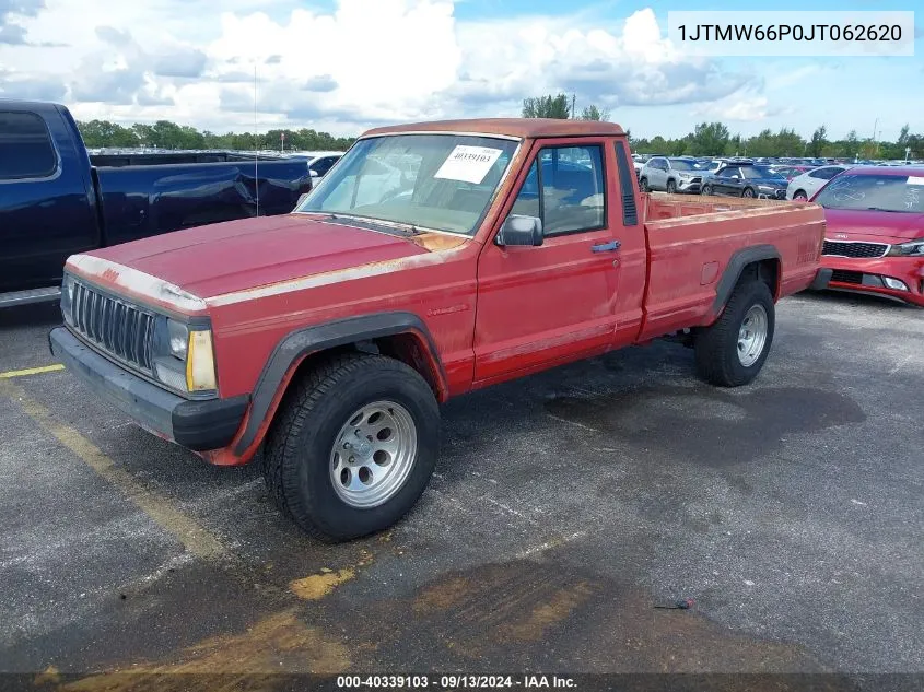 1988 Jeep Comanche Pioneer VIN: 1JTMW66P0JT062620 Lot: 40339103