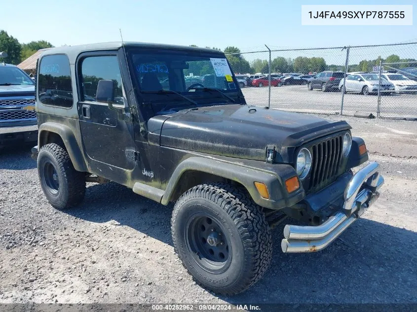 1J4FA49SXYP787555 2000 Jeep Wrangler / Tj Sport