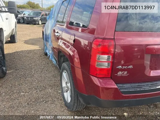 1C4NJRAB7DD113997 2013 Jeep Patriot North