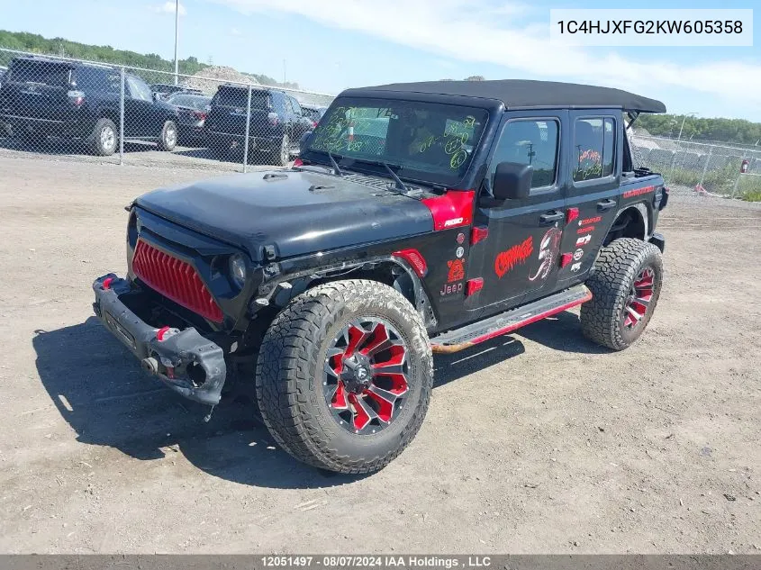 1C4HJXFG2KW605358 2019 Jeep Tj