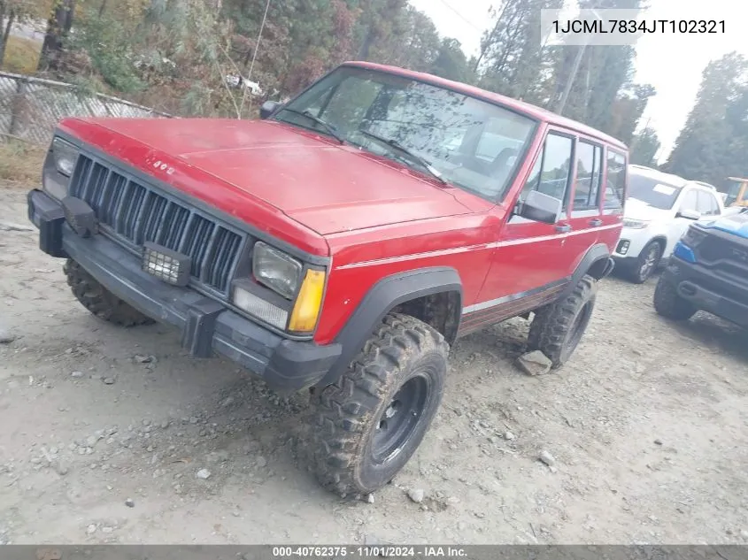 1988 Jeep Cherokee Chief VIN: 1JCML7834JT102321 Lot: 40762375