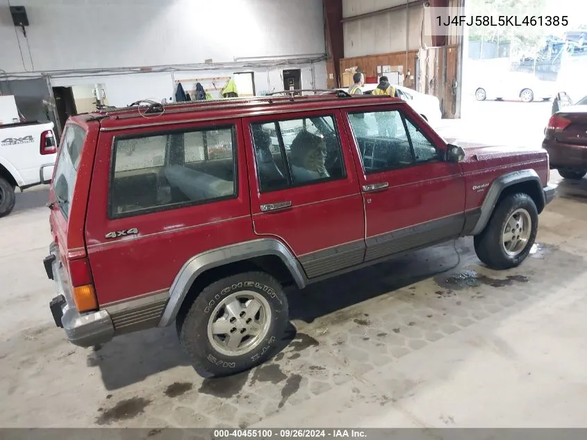 1J4FJ58L5KL461385 1989 Jeep Cherokee Laredo