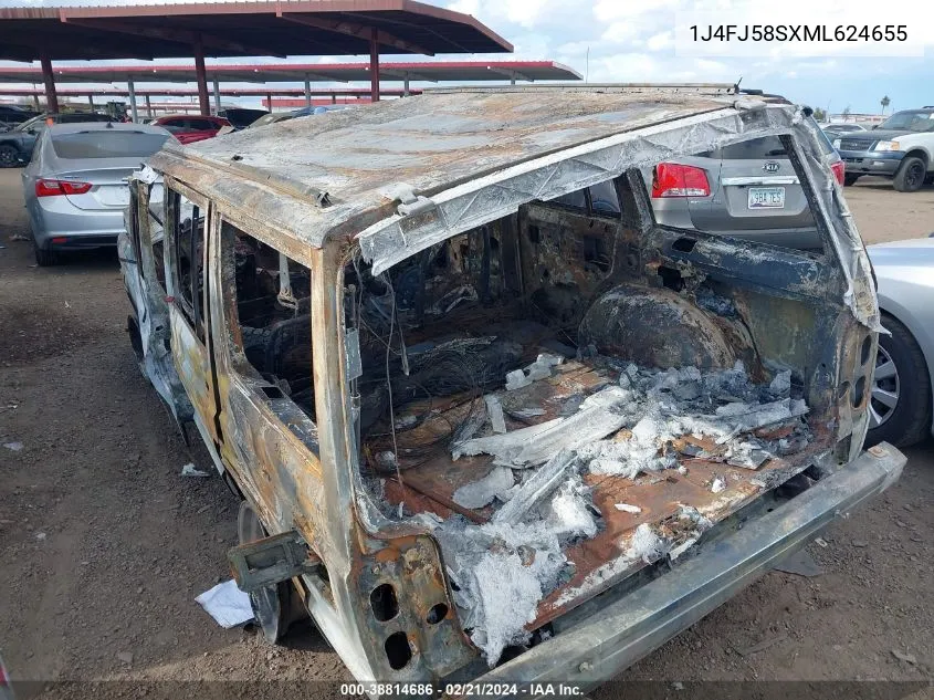 1991 Jeep Cherokee Laredo VIN: 1J4FJ58SXML624655 Lot: 38814686