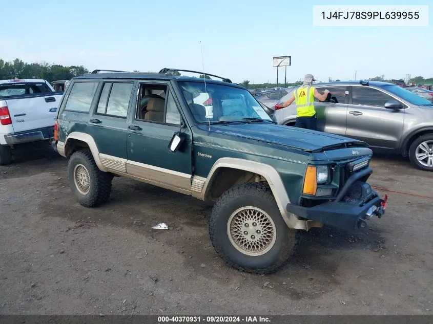 1993 Jeep Cherokee Country VIN: 1J4FJ78S9PL639955 Lot: 40370931