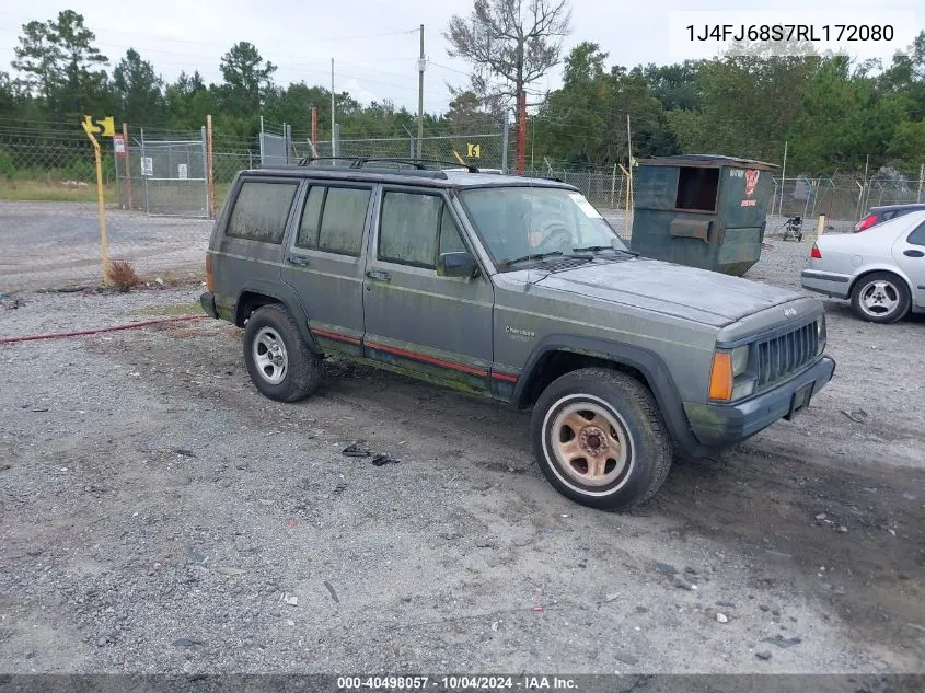 1994 Jeep Cherokee Sport VIN: 1J4FJ68S7RL172080 Lot: 40498057