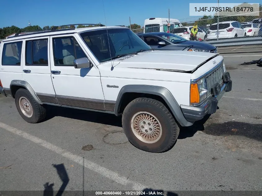 1J4FJ78S1RL184778 1994 Jeep Cherokee Country