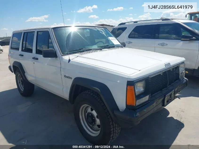 1995 Jeep Cherokee Se VIN: 1J4FJ28S6SL641979 Lot: 40341291