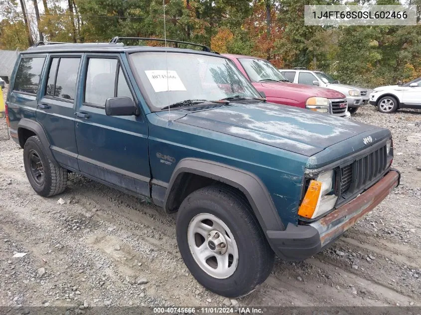 1995 Jeep Cherokee Sport VIN: 1J4FT68S0SL602466 Lot: 40745666