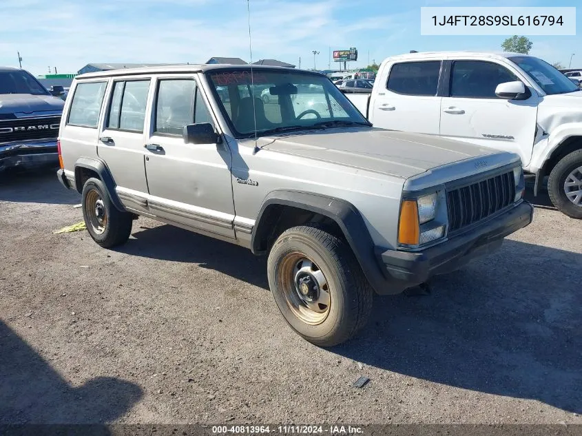 1995 Jeep Cherokee Se VIN: 1J4FT28S9SL616794 Lot: 40813964