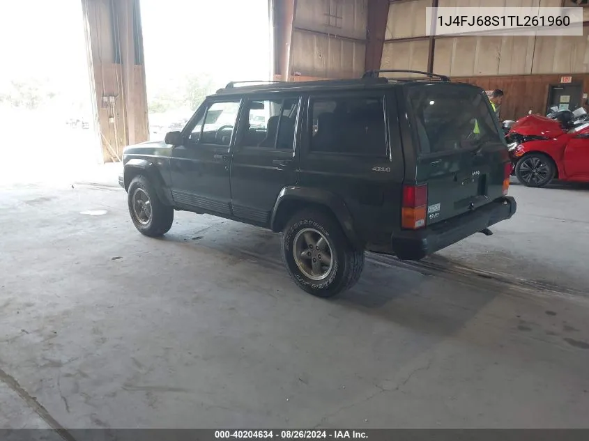 1J4FJ68S1TL261960 1996 Jeep Cherokee Sport/Classic