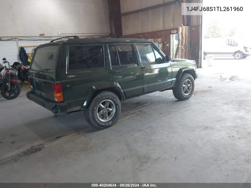 1J4FJ68S1TL261960 1996 Jeep Cherokee Sport/Classic