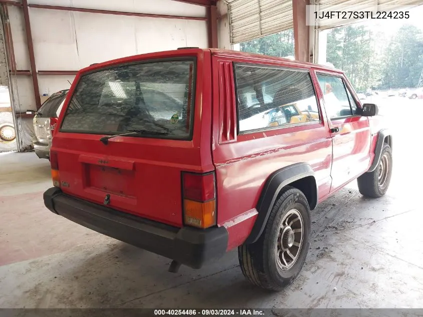 1996 Jeep Cherokee Se VIN: 1J4FT27S3TL224235 Lot: 40254486