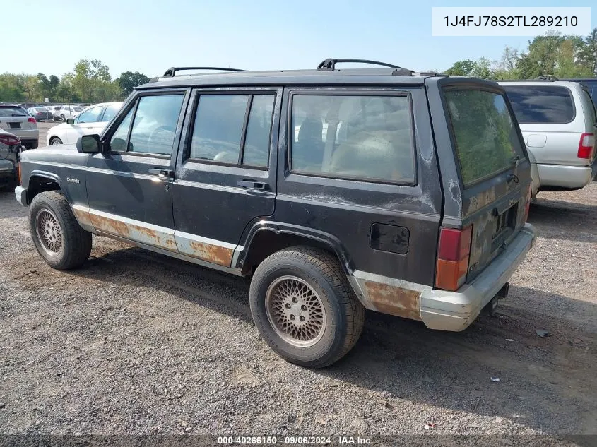 1996 Jeep Cherokee Country VIN: 1J4FJ78S2TL289210 Lot: 40266150