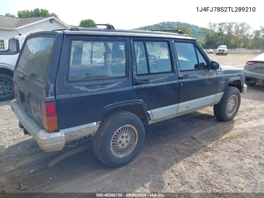 1996 Jeep Cherokee Country VIN: 1J4FJ78S2TL289210 Lot: 40266150