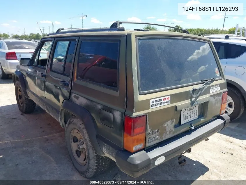 1996 Jeep Cherokee Sport/Classic VIN: 1J4FT68S1TL126293 Lot: 40329373